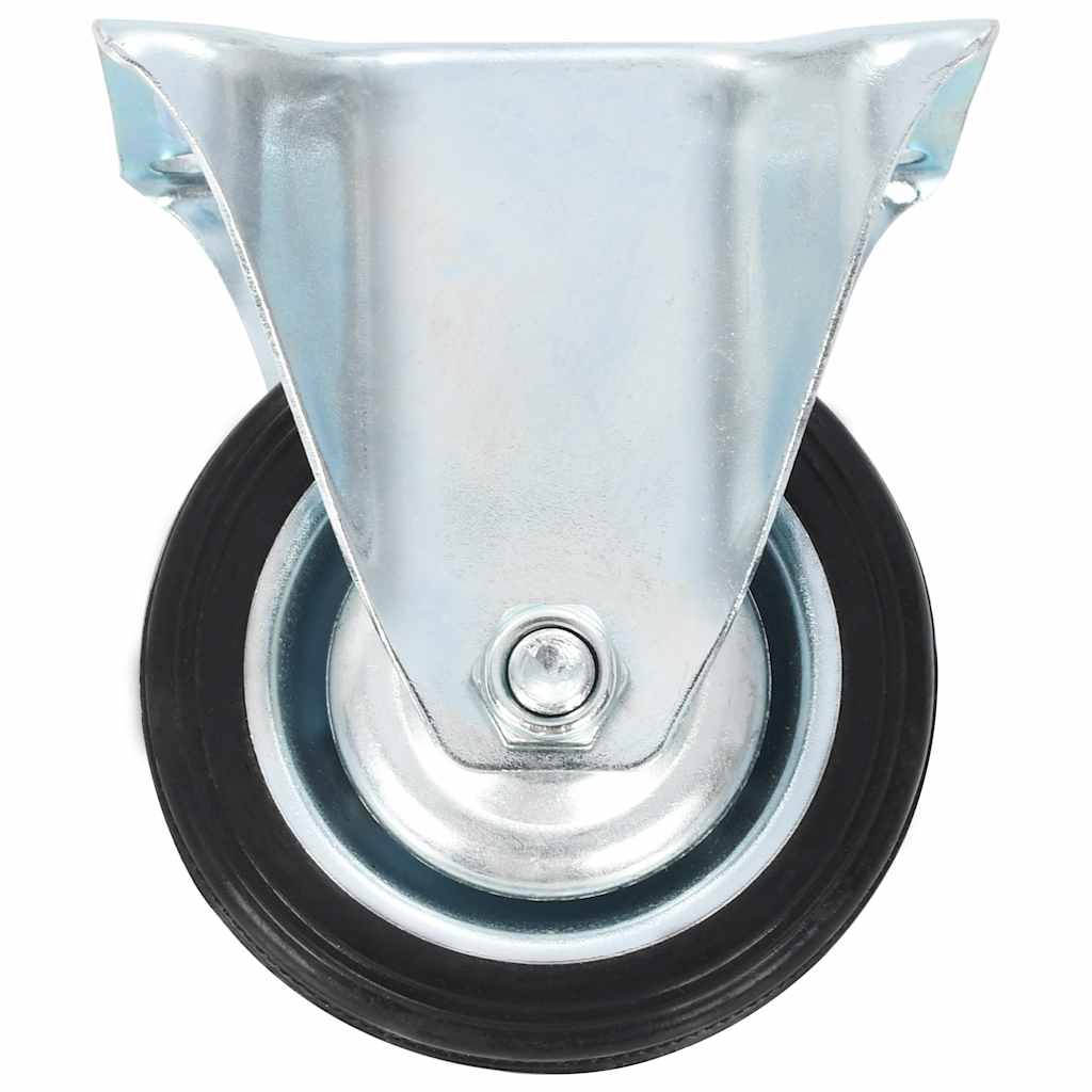 vidaXL 12 pcs Fixed Casters 75 mm 4