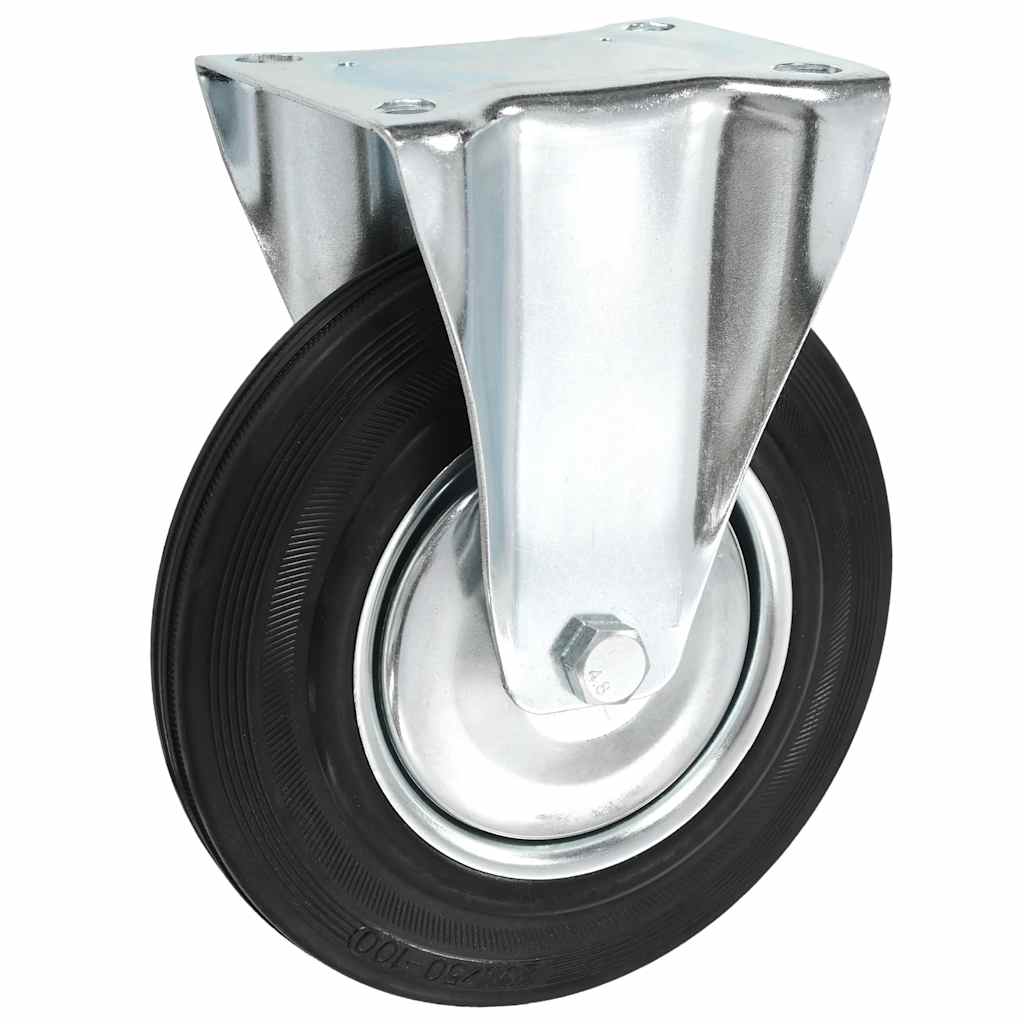 vidaXL 8 pcs Fixed Casters 200 mm 3