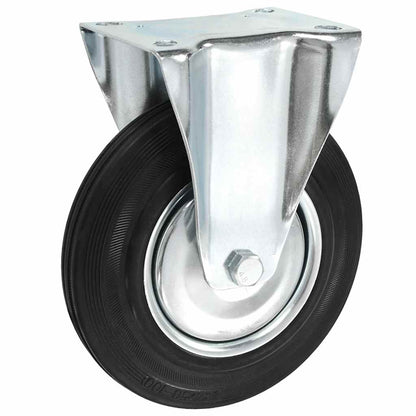 vidaXL 8 pcs Fixed Casters 200 mm 3
