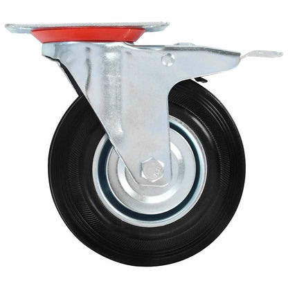 vidaXL 8 pcs Swivel Casters 125 mm 4