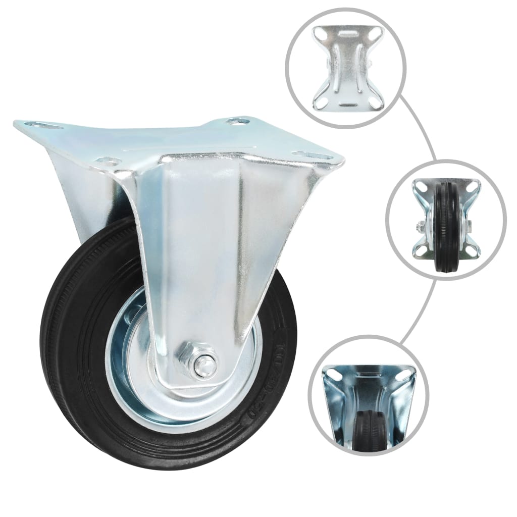 vidaXL 12 pcs Casters 100 mm 3