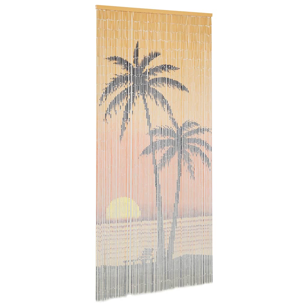 vidaXL Insect Door Curtain Bamboo 90x200 cm 2