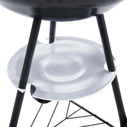 vidaXL Portable XXL Charcoal Kettle BBQ Grill with Wheels 44 cm 6