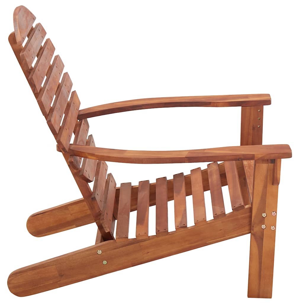 vidaXL Adirondack Chair Solid Acacia Wood 3