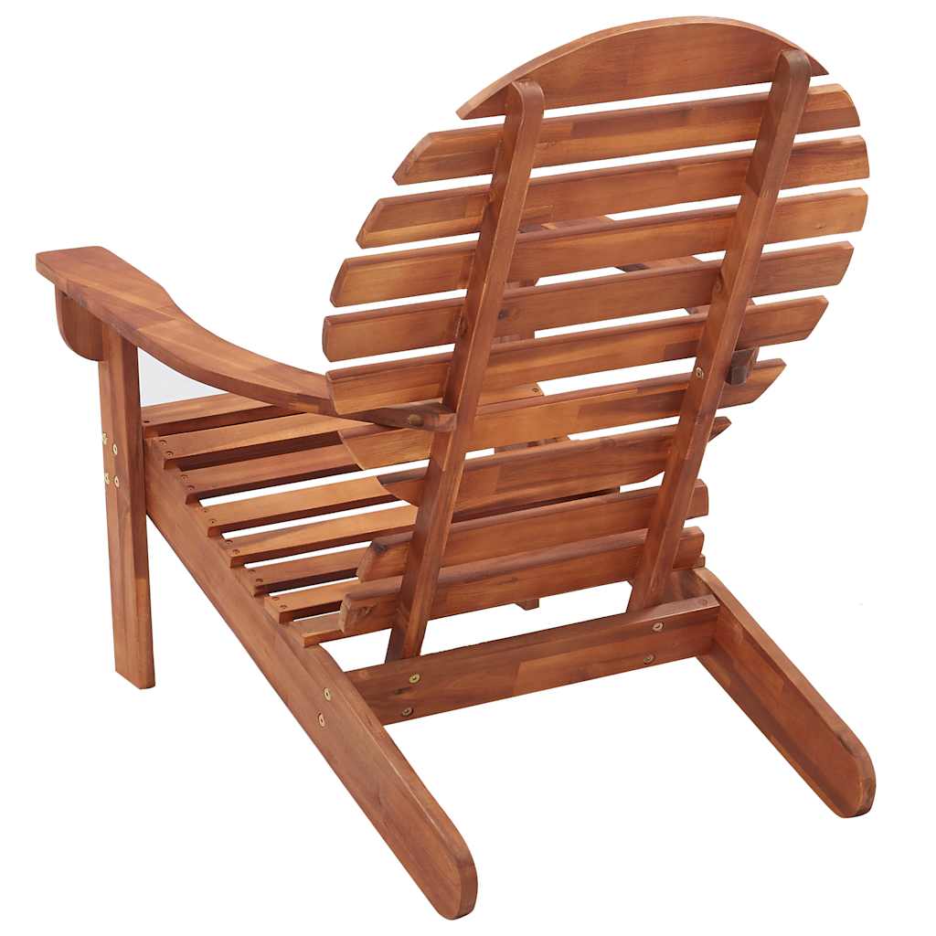 vidaXL Adirondack Chair Solid Acacia Wood 4