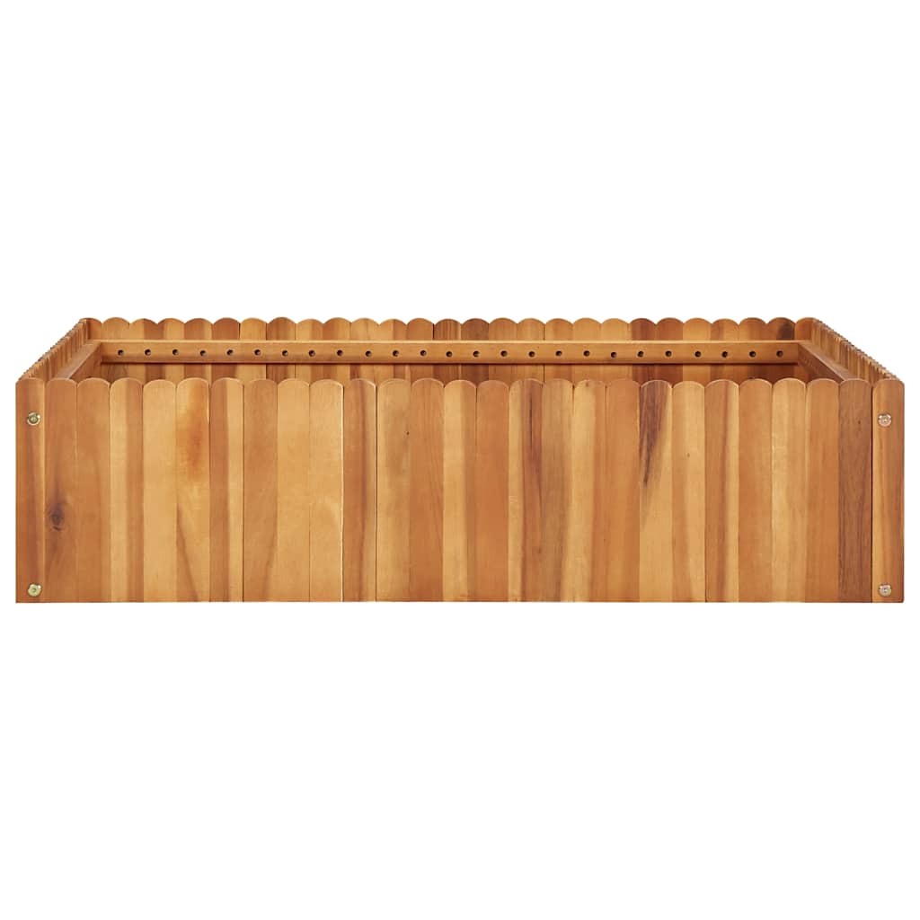 vidaXL Raised Bed | Natural wood colour | Solid acacia wood | Medium | Durable 2