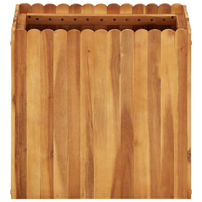 vidaXL Raised Bed | Natural wood colour | Solid acacia wood | 50x30x50cm 2