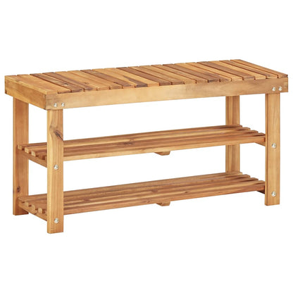 vidaXL Shoe Rack | Natural wood | Solid Acacia Wood | Medium | Shoe Rack 1