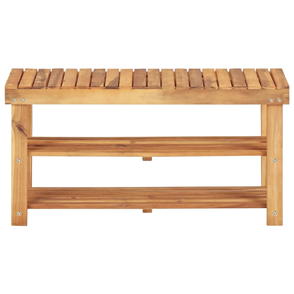 vidaXL Shoe Rack | Natural wood | Solid Acacia Wood | Medium | Shoe Rack 2