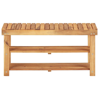 vidaXL Shoe Rack | Natural wood | Solid Acacia Wood | Medium | Shoe Rack 2