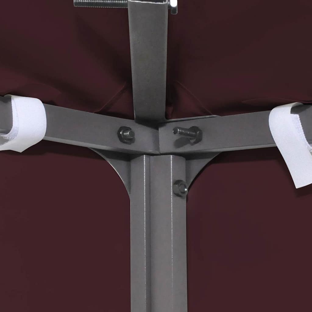 vidaXL Gazebo Top Cover 310 g/m² 3x3 m Bordeaux 4