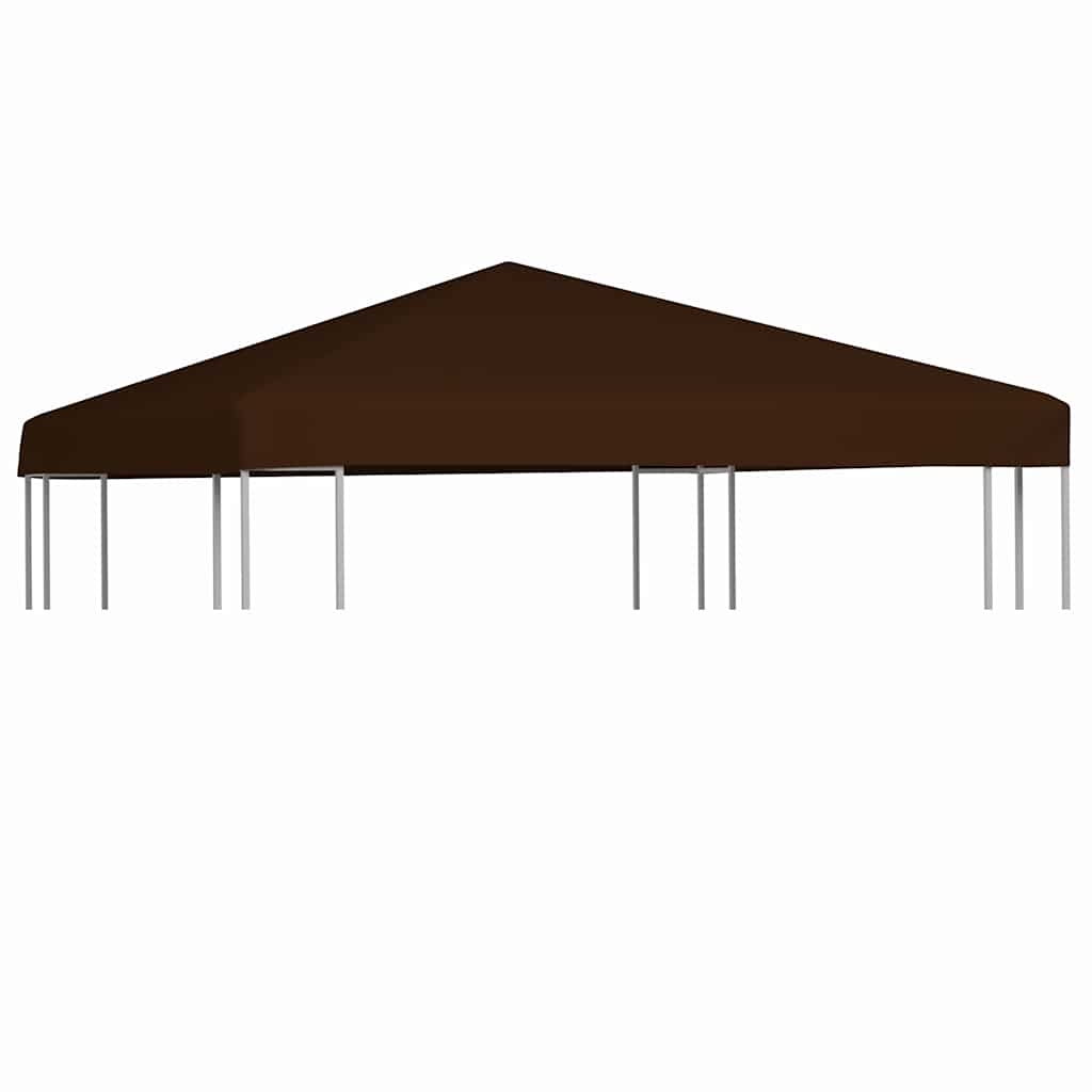 vidaXL Gazebo Top Cover 310 g/m² 3x3 m Brown 1