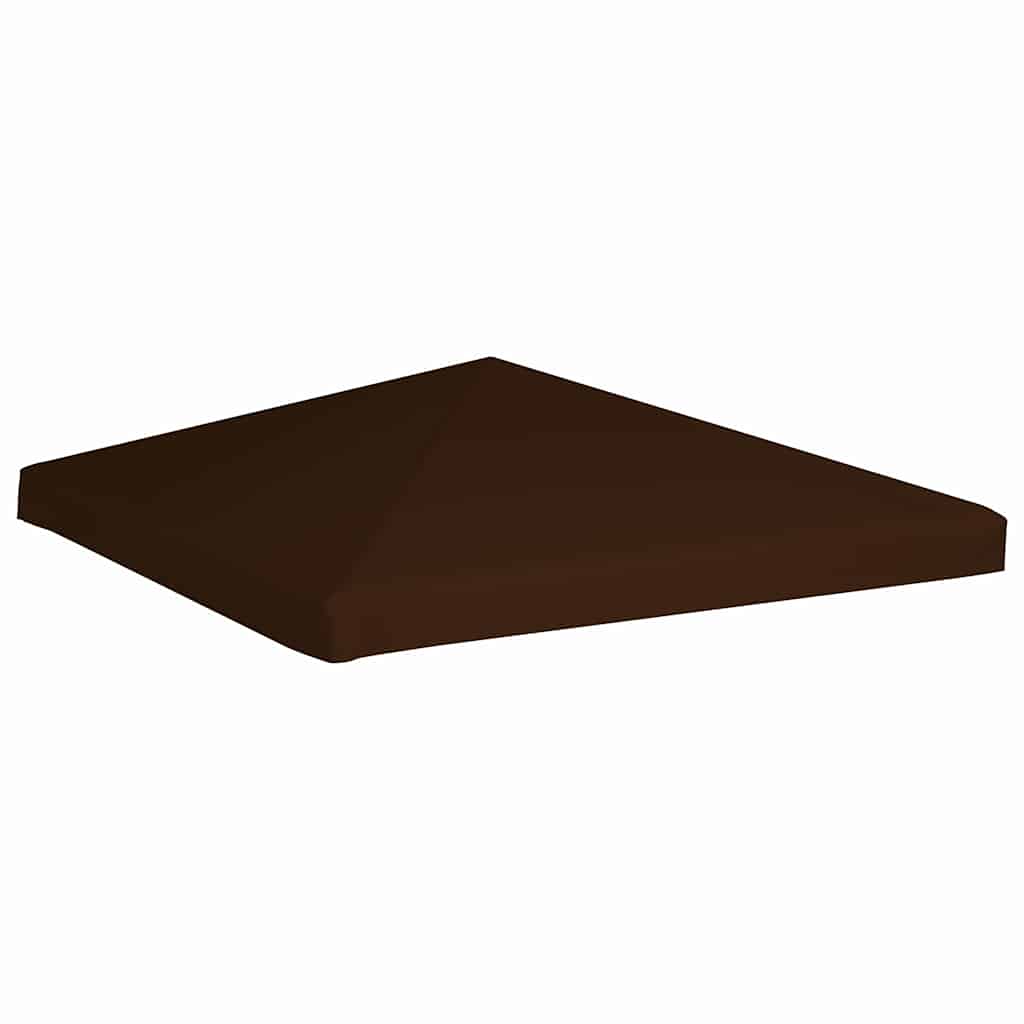 vidaXL Gazebo Top Cover 310 g/m² 3x3 m Brown 2