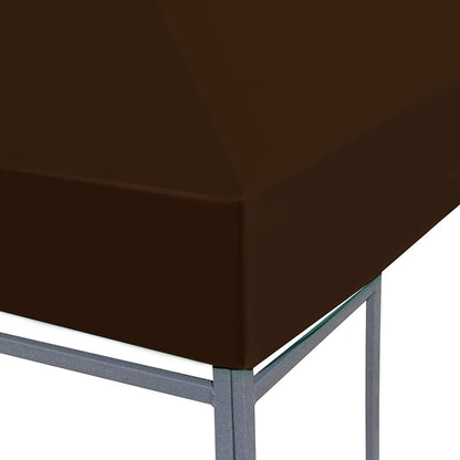 vidaXL Gazebo Top Cover 310 g/m² 3x3 m Brown 3