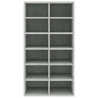 vidaXL Shoe Rack | Concrete Grey | Engineered Wood | Medium | Shoe Rack 4