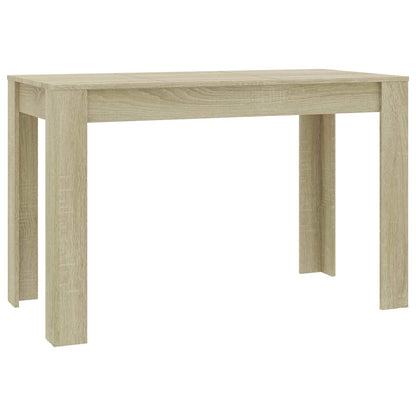 800435 vidaXL Dining Table Sonoma Oak 120x60x76 cm Engineered Wood 2