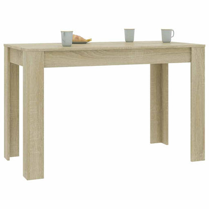 800435 vidaXL Dining Table Sonoma Oak 120x60x76 cm Engineered Wood 5