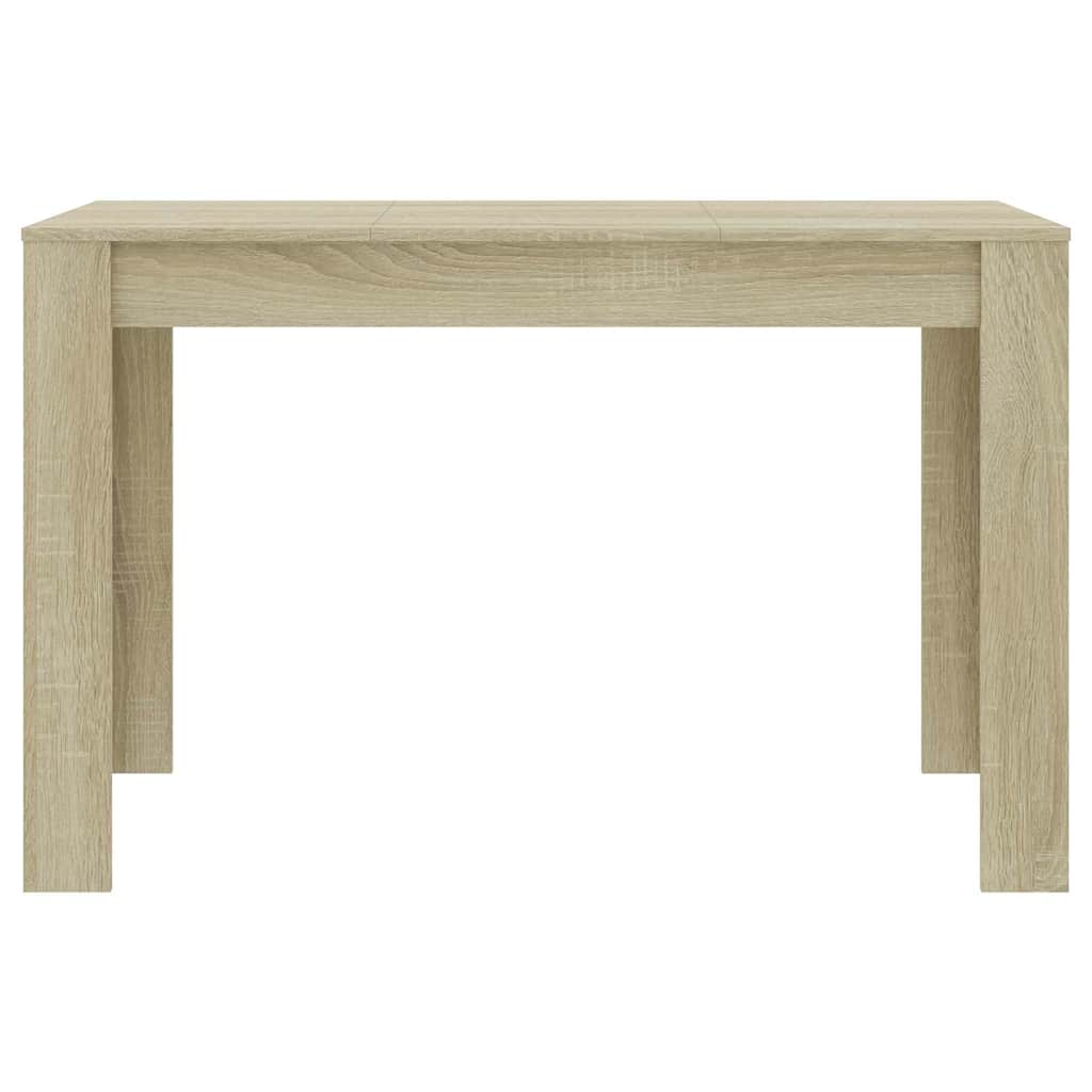 Dining Table 120x60x76 cm Engineered Wood Sonoma oak
