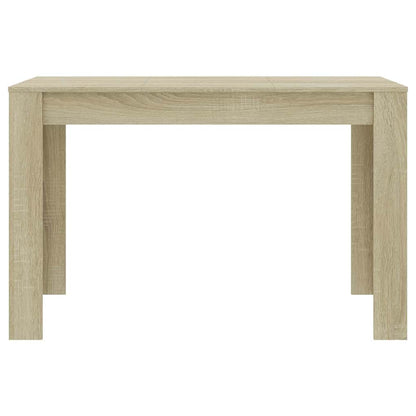 Dining Table 120x60x76 cm Engineered Wood Sonoma oak