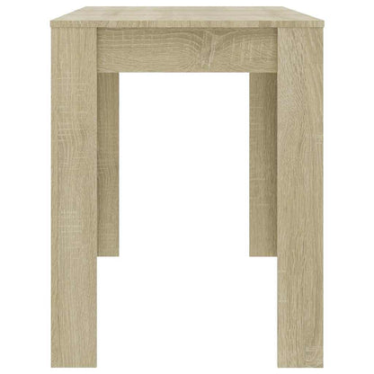 800435 vidaXL Dining Table Sonoma Oak 120x60x76 cm Engineered Wood 4