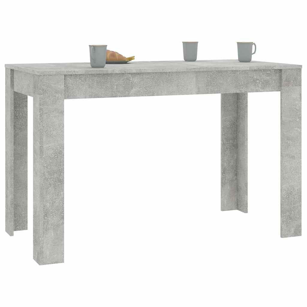 vidaXL Dining Table | Concrete grey | Engineered wood | Standard |  Durable 3