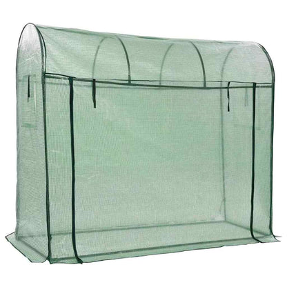 vidaXL Greenhouse with Zippered Door 200x80x170 cm 3