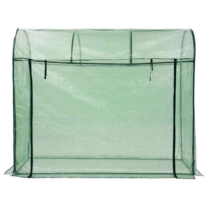 vidaXL Greenhouse with Zippered Door 200x80x170 cm 4
