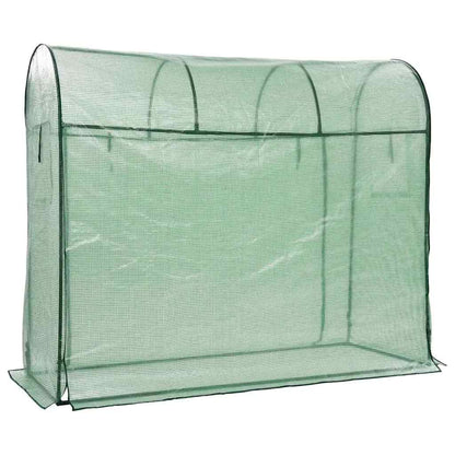 vidaXL Greenhouse with Zippered Door 200x80x170 cm 6