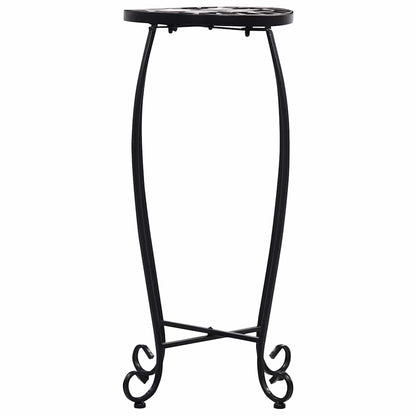 vidaXL Mosaic Tables 3 pcs Black and White Ceramic 6