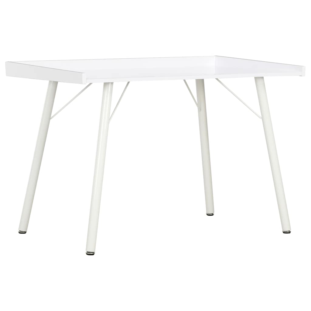 vidaXL Desk | White | Engineered wood | 90 x 50 x 79 cm | Durable | Desk 1
