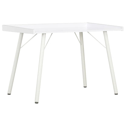vidaXL Desk | White | Engineered wood | 90 x 50 x 79 cm | Durable | Desk 1