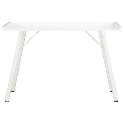vidaXL Desk | White | Engineered wood | 90 x 50 x 79 cm | Durable | Desk 2