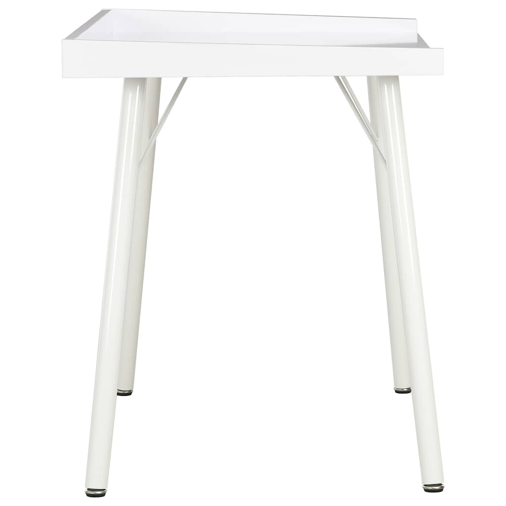 vidaXL Desk | White | Engineered wood | 90 x 50 x 79 cm | Durable | Desk 3