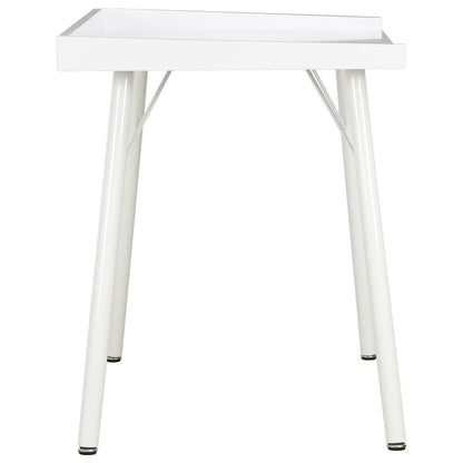 vidaXL Desk | White | Engineered wood | 90 x 50 x 79 cm | Durable | Desk 3
