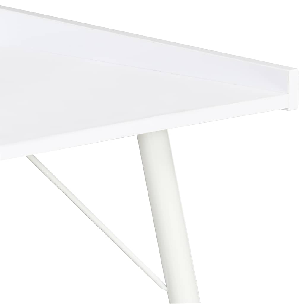 vidaXL Desk | White | Engineered wood | 90 x 50 x 79 cm | Durable | Desk 5