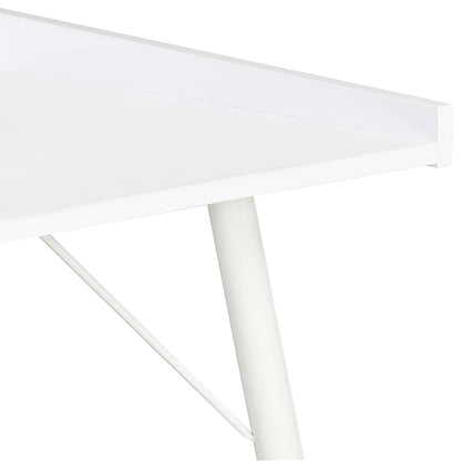 vidaXL Desk | White | Engineered wood | 90 x 50 x 79 cm | Durable | Desk 5