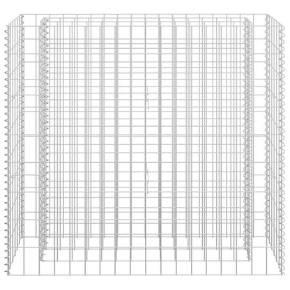 vidaXL Gabion Raised Bed | Silver | Galvanised steel | 90x30x90 cm 4