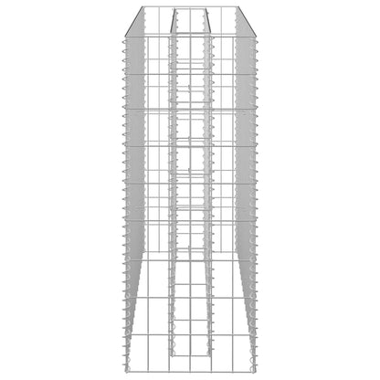 vidaXL Gabion Raised Bed | Silver | Galvanised steel | 90x30x90 cm 5