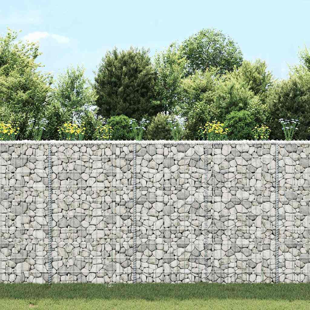 vidaXL Gabion Raised Bed | Silver | Galvanised Steel | 100x20x100 cm 3