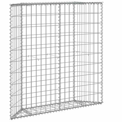 vidaXL Gabion Raised Bed | Silver | Galvanised Steel | 100x20x100 cm 1