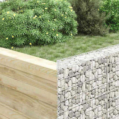 vidaXL Gabion Raised Bed | Silver | Galvanised steel | 150 x 20 x 100 cm 4