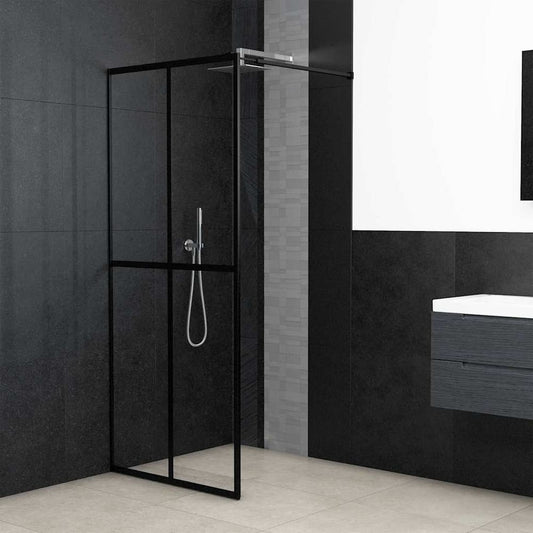 Walk-in Shower Screen Clear Tempered Glass Length Transparent