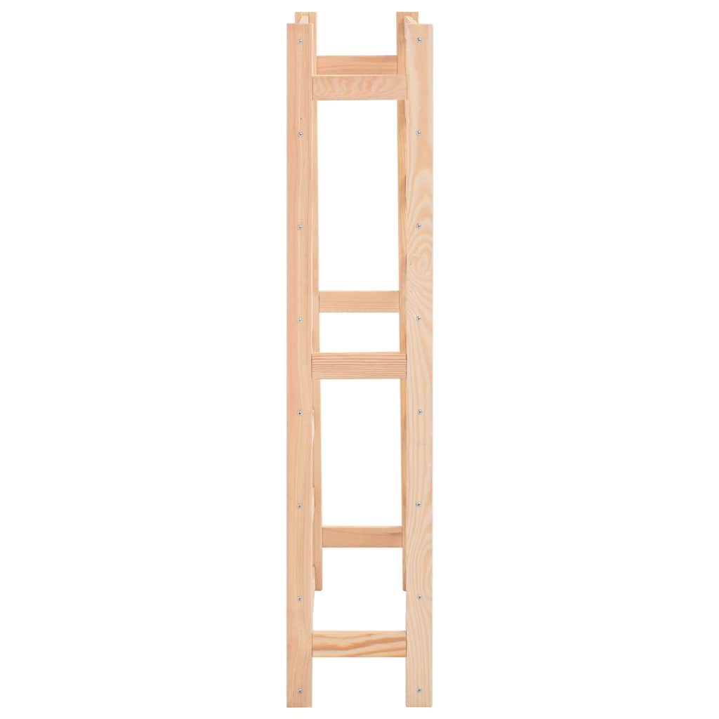 vidaXL Wine Rack for 56 Bottles Pinewood 3