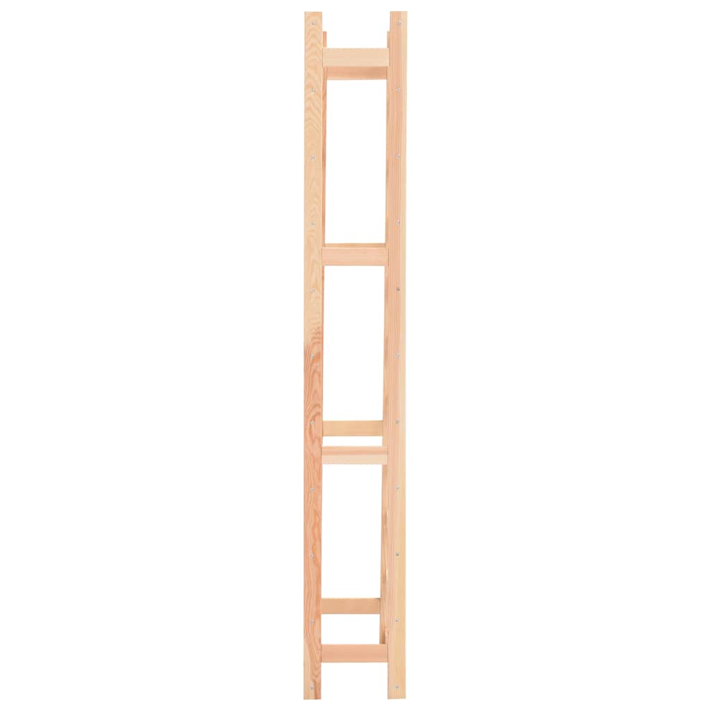 vidaXL Wine Rack for 77 Bottles Pinewood 4