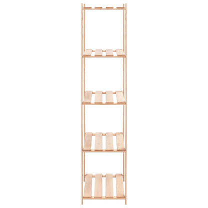 vidaXL 5-Tier Storage Rack 80x38x170 cm Solid Pinewood 250 kg 3