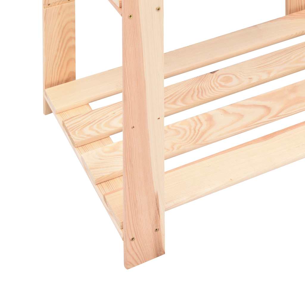 vidaXL 5-Tier Storage Rack 80x38x170 cm Solid Pinewood 250 kg 5