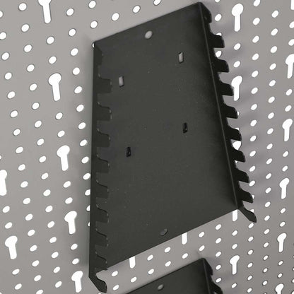 145352 vidaXL Wall-mounted Peg Boards 4 pcs 40x58 cm Steel 4