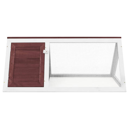 vidaXL Animal Cage | Brown | Fir wood | null | Durable | Animal Cage 2