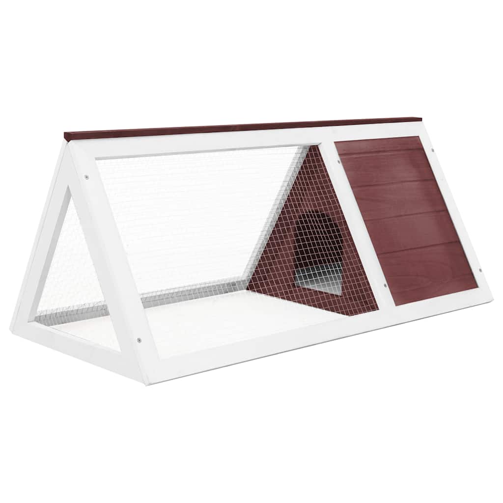 vidaXL Animal Cage | Brown | Fir wood | null | Durable | Animal Cage 3