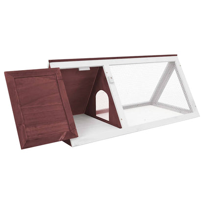 vidaXL Animal Cage | Brown | Fir wood | null | Durable | Animal Cage 4